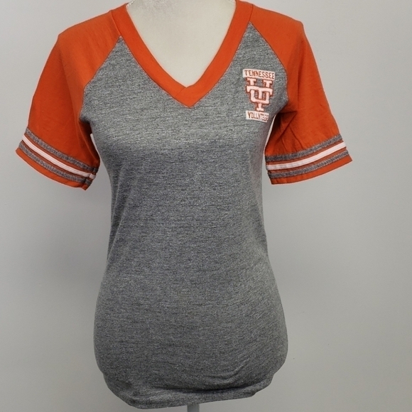VINTAGE Tennessee Volunteers Tee Single  V Neck - Picture 1 of 12